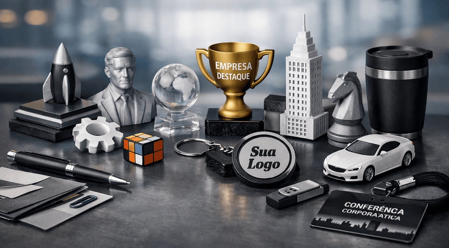 Brindes corporativos personalizados feitos pela Thia Labs